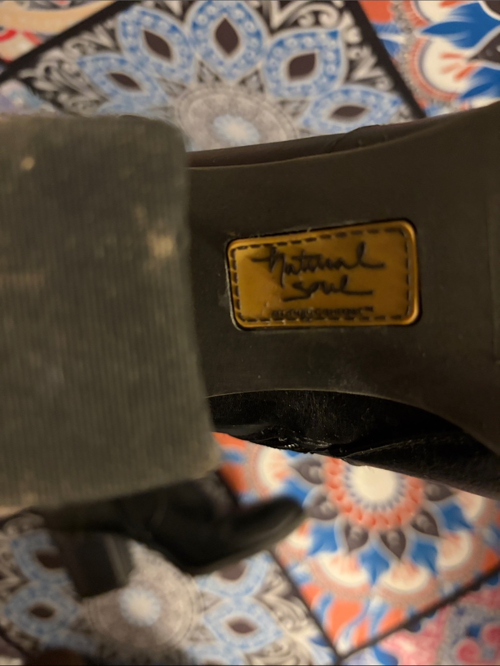 Natural Soul Black Women's Knee-High Riding Boots. EUC - Picture 8 of 9